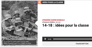 Cover: 1914-1918 : idées pour la classe | RFI SAVOIRS