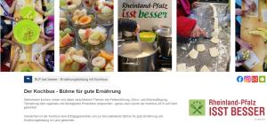 Cover: Der Kochbus - Bühne für gute Ernährung in Rheinland-Pfalz