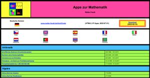Cover: Walter Fendt - Apps zur Mathematik