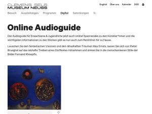 Cover: Kunst hören | Clemens Sels Museum Neuss
