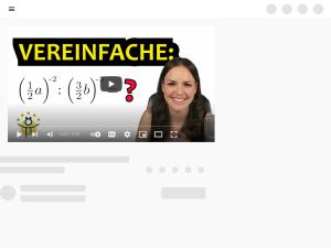 Cover: POTENZEN vereinfachen – Potenzgesetze anwenden Brüche - YouTube
