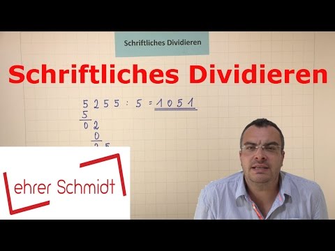 Cover: Schriftliches Dividieren - EINFACH ERKLÄRT | Mathematik | | Lehrerschmidt - einfach erklärt! - YouTube