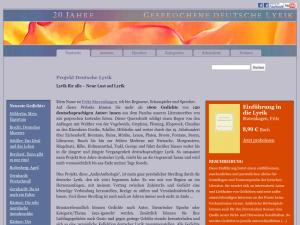 Cover: Projekt Deutsche Lyrik - Gesprochene deutsche Lyrik