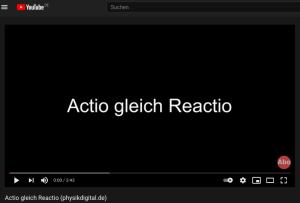 Cover: Actio gleich Reactio (physikdigital.de) - YouTube