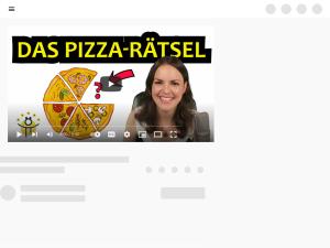 Cover: Das Pizza RÄTSEL – geometrische Reihe, schwierige Mathe Rätsel - YouTube