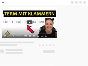 Cover: TERME vereinfachen mit Klammern – Minusklammer auflösen - YouTube
