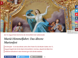 Cover: Mariä Himmelfahrt - katholisch.de