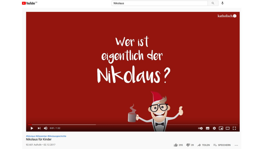 Cover: Wer war der Nikolaus? Erklärvideo