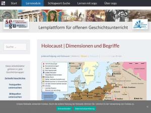 Cover: Holocaust: ein Modul zur Dimension und Begriffen - segu Geschichte