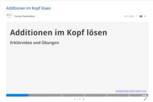 Cover: Additionen im Kopf lösen | ZUM-Apps
