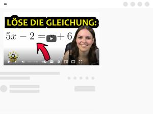 Cover: LINEARE GLEICHUNG lösen einfach erklärt – viele Beispiele - YouTube