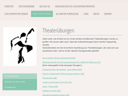 Cover: Theaterübungen - Fachverband Schultheater - Darstellendes Spiel Niedersachsen e.V.