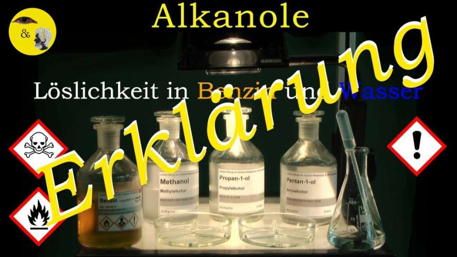 Cover: Erklärung zur Löslichkeit der Alkanole in Benzin und Wasser | Sehen & Verstehen