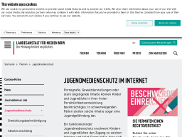 Cover: Jugendmedienschutz - Landesanstalt für Medien NRW