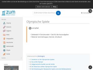 Cover: Olympische Spiele