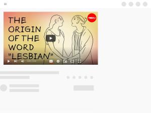 Cover: The surprising origins of the word “lesbian” 