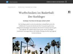 Cover: Korbleger-Techniken & Übungen