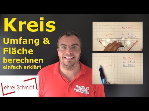 Cover: Kreis - Flächeninhalt und Umfang berechnen | Mathematik - einfach erklärt! | Lehrerschmidt - YouTube