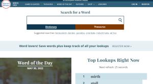 Cover: Merriam-Webster