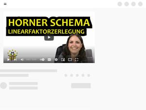Cover: HORNER SCHEMA 4. Grades – Linearfaktorzerlegung, Nullstellen - YouTube