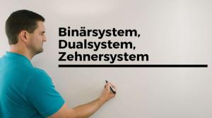 Cover: Binärsystem (Dualsystem, Zweiersystem) & Dezimalsystem Vergleich | Matheby Daniel Jung