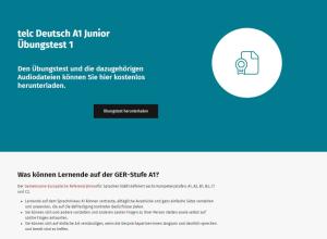 Cover: telc Deutsch A1 | Junior | Übungstest 1
