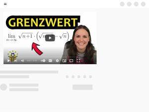 Cover: GRENZWERT berechnen Wurzel – Grenzwerte von Folgen mit Wurzeln - YouTube