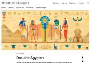 Cover: Das alte Ägypten | ZEIT für die Schule