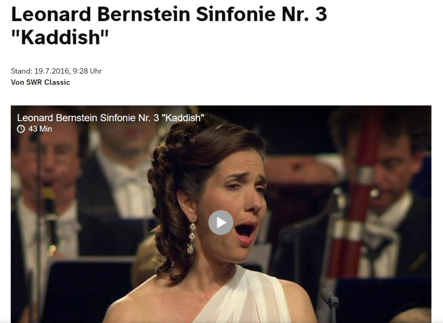 Cover: Leonard Bernstein: Sinfonie Nr. 3 