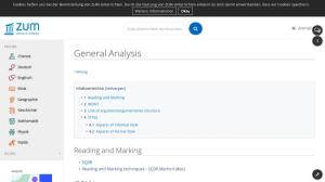Cover: General Analysis: Wie schreibe ich eine Analyse? 
