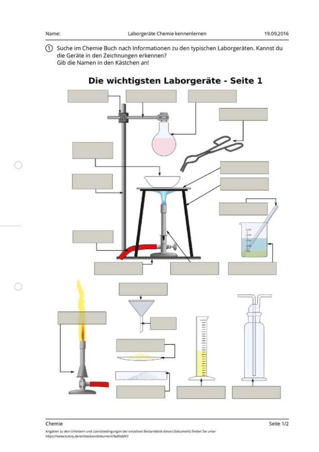 Cover: Laborgeräte Chemie kennenlernen