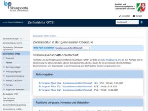 Cover: Standardsicherung NRW - Zentralabitur GOSt - Zentralabitur in der gymnasialen Oberstufe
