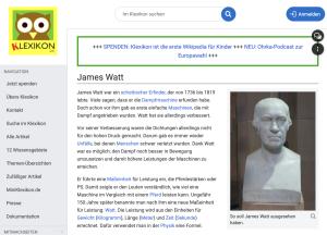 Cover: James Watt