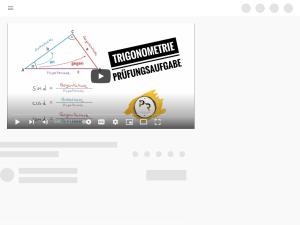 Cover: Trigonometrie ⎜ Prüfungsaufgabe ⎜ Sinus, Kosinus, Tangens ⎜ Realschule, Werkrealschule - YouTube