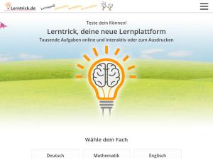 Cover: Lerntrick, die neue Lernplattform