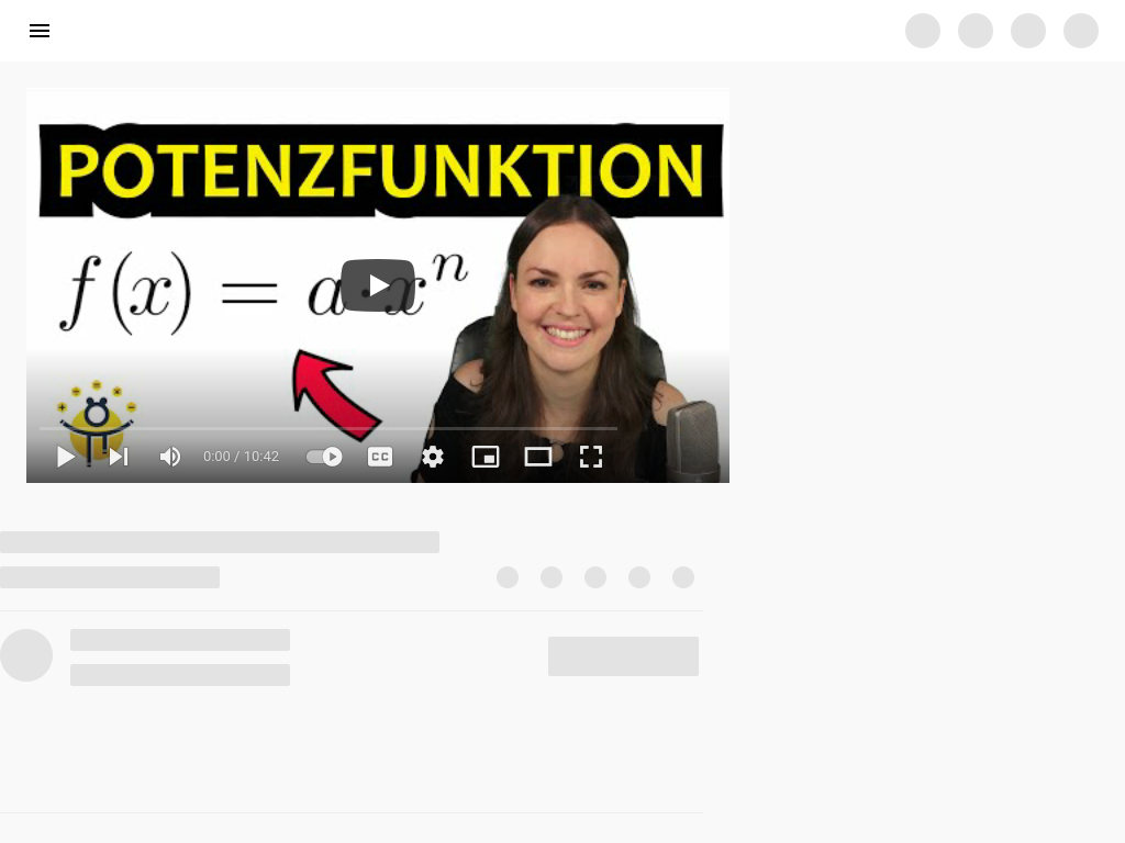 Cover: Potenzfunktionen aufstellen mit 2 Punkten – Funktionsgleichung bestimmen - YouTube