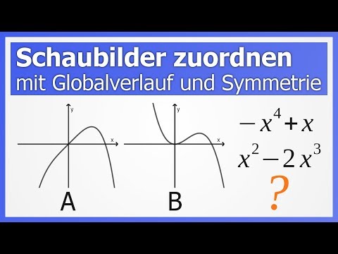Cover: Schaubilder zuordnen über Globalverhalten und Symmetrie (für ganzrationale Funktionen) - YouTube