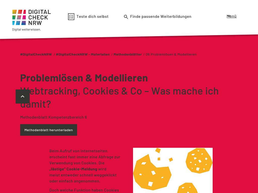 Cover: Methodenblatt - Problemlösen & Modellieren