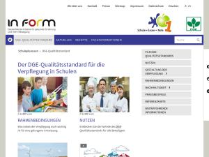 Cover: DGE-Qualitätsstandard Schule