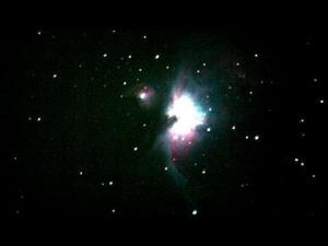Cover: Langzeitbelichtung: Orion-Nebel und Strichspur