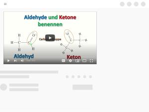 Cover: Aldehyde und Ketone benennen (Erklärvideo von LED@YouTube)
