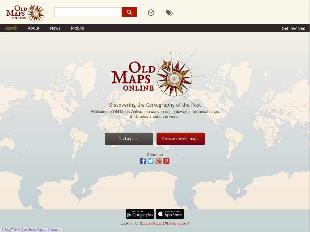 Cover: Old Maps Online