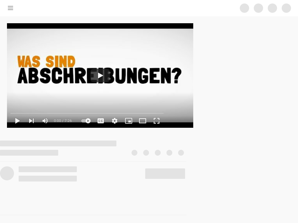 Cover: Easyclip: Abschreibungen - YouTube