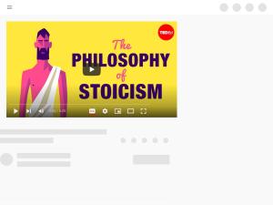 Cover: The Philosophy of Stoicism - TED-Ed