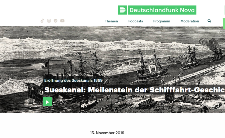 Cover: Sueskanal - Meilenstein der Schifffahrt-Geschichte