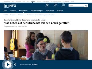 Cover: Interview mit Dieter Bachmann, HR-info