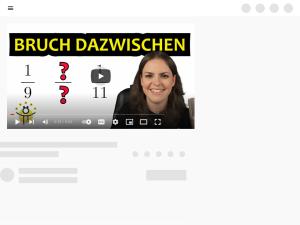 Cover: BRUCH zwischen 2 BRÜCHEN finden – Rationale Zahlen vergleichen - YouTube