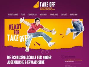 Cover: TAKE OFF - Schauspielschule für Kinder, Jugendliche und Erwachsene in Bochum 