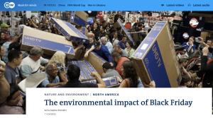 Cover: The environmental impact of Black Friday