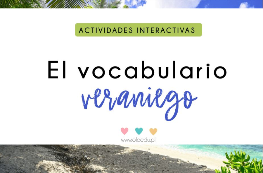 Cover: El vocabulario de verano y vacaciones
